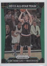 2015-16 Panini Prizm All-Star Team Green Prizm Dirk Nowitzki #371 HOF 7zf