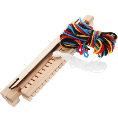  Webstuhl Aus Holz DIY Stricken Bastelset Für Kinder Kinderhandwerk