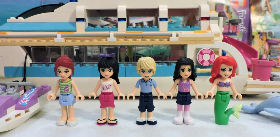 LEGO Dolphin Cruiser Yacht 41015 Ariels Amazing Treasures 41050 Moda 3936 LOTE Foto 4 de 4