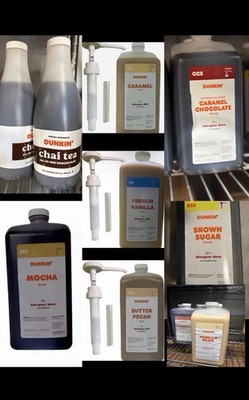 3 Dunkin Syrups/swirl Of Your Choice