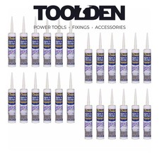 Everbuild BATHWH Bath & Kitchen Sealant 290ml White (24 Pack)