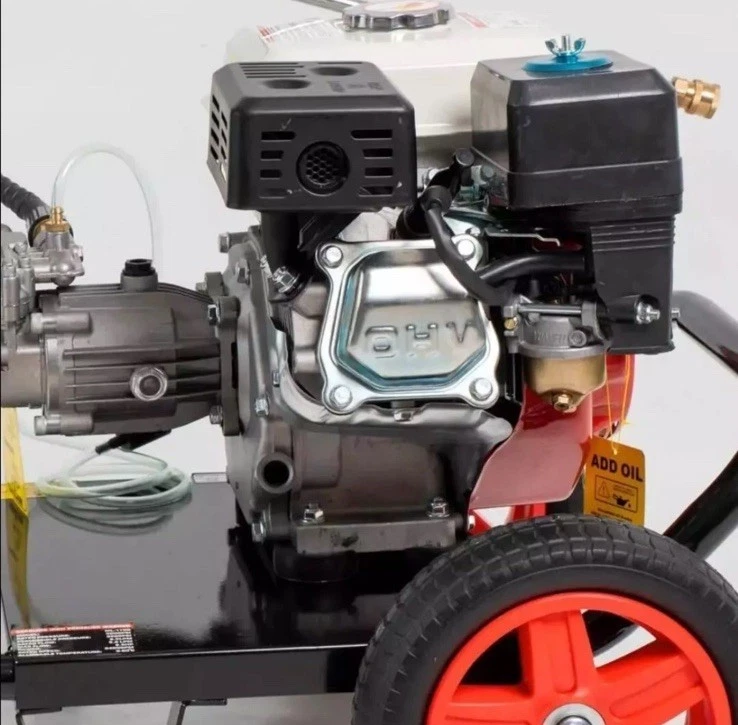 Idropulitrice scoppio motore ohv a benzina da 6,59 Cv lancia a spruzzo inclusa - Immagine 2 di 4