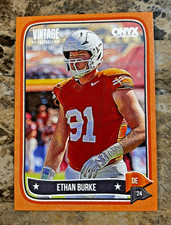 Ethan Burke 2024 Onyx Vintage Orange RC - Texas