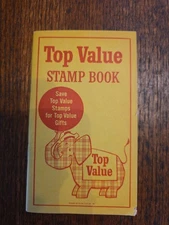 RARE Vintage 1955 Top Value TV Stamp Book Unused Empty For Gifts