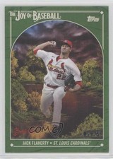 2023 X Bob Ross The Joy of Baseball Sap Green Canvas /75 Jack Flaherty #63 0xs4