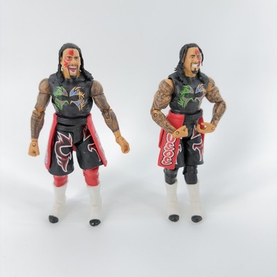 Mattel WWE The Usos Jey & Jimmy Uso Action Figure Lot Elite Basic Series
