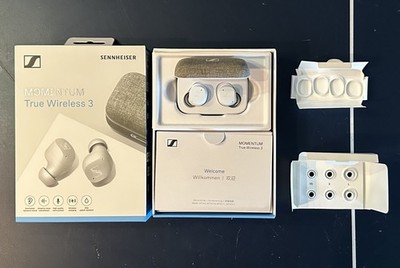 Sennheiser Momentum True Wireless 3 In-Ear Headphones Earbuds - White - Open Box