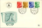 Israel FDC 11.8.1955 Twelve Tribes - Jerusalem - J34156