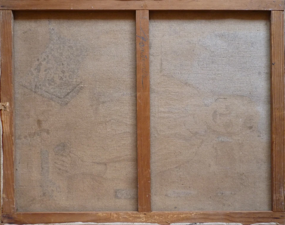 Bernard MANDEVILLE (1921-2000) HsT 81x65cm Ecole de Paris Jeune Peinture - Photo 2/4