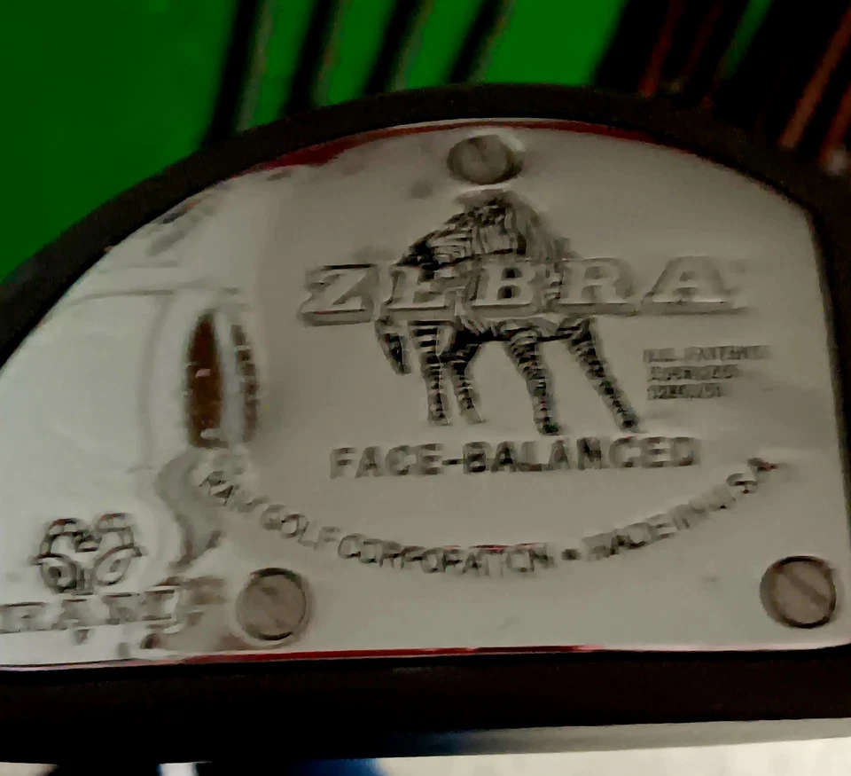 RAM ZEBRA FACE BALANCE VINTAGE PUTTER 35.5' NEW WINN GRIP - Image 4 of 4
