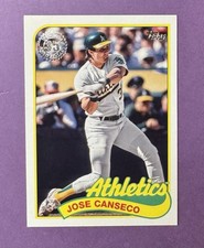 Topps Jose Canseco Oakland Athletics 40th Anniversary Insert 2024 #89B-3