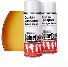 ColorTone Tinted Aerosol Guitar Lacquer Antique Sunburst Spray Set