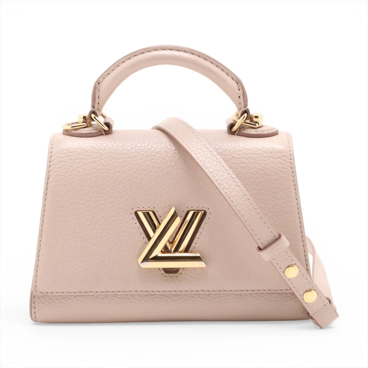 Louis Vuitton LV logo x trion TWIST ONE-HANDLE BB M59090 Greige There was an RFI