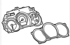 SPEEDOMETER INSTRUMENT CLUSTER 8380030W10 2010-2011 LEXUS GS350