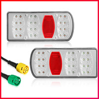RüCkleuchten Set FüR AnhäNger 2 StüCk 5-Pin Bajonettstecker 12V 24V Universal
