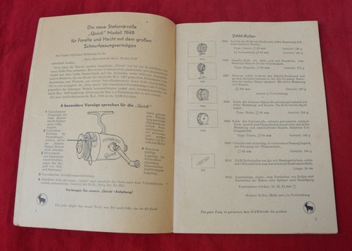 Vintage Moderne Angelmethoden mit DAM Gerät Angelkatalog 1949 - Bild 5 von 15