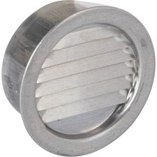 AirVent 2 In. Aluminum Mini Louver Soffit Vent (6 Count) 50001 Pack of 6 AirVent