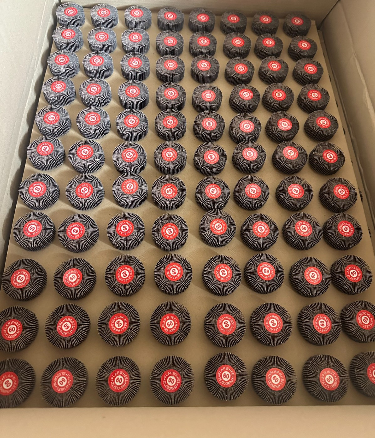 2x3/4x1/4" Flap Wheel Sander for Drill Mounted Sanding Grinding 60 - Lot of 616