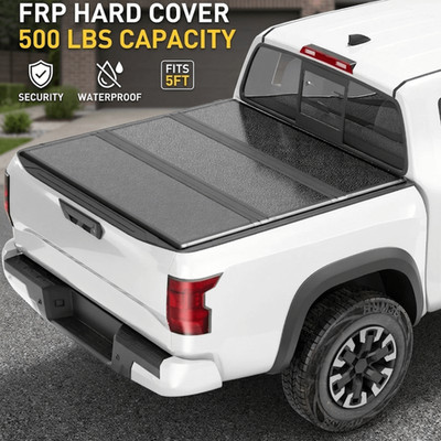 Hard Tri-Fold Tonneau Cover for 2014-2026 Nissan Frontier 5ft 60'' Bed FRP Truck