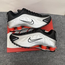 Nike Shox R4 OG Orange Twist Running Shoes HQ1988-002 Mens Size 12