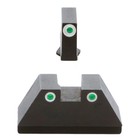 AmeriGlo Suppressor Tritium Night Sight Set W/White Outline For Glock GL 329