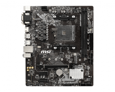 MSI B450M PRO-M2 MAX AMD Socket B450 AM4 MicroATX M.2 Desktop