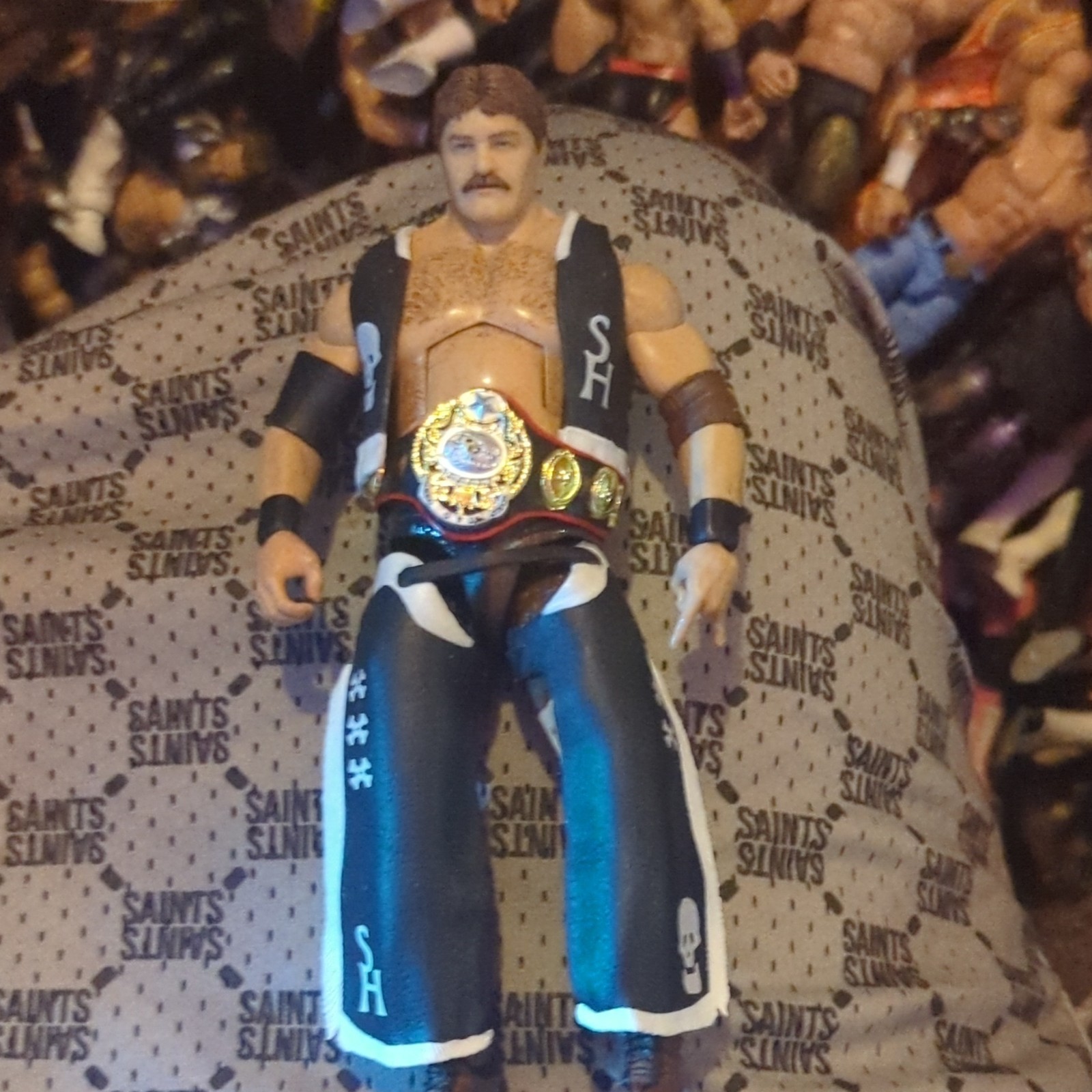 WWE Elite Stan Hansen Good Condition Rare Fully Articulated One Of One