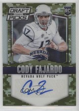 2015 Panini Prizm Collegiate Draft Picks Camo 49/199 Cody Fajardo #167 Auto 7l6
