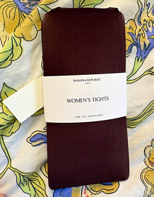 Banana Republic Women's Brown Solid Tights M/L (new with tags)