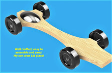 Fast Pinewood Derby Hammerhead 2 Car Body – 13 grams Max COG + 4.1oz tungsten