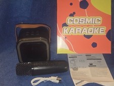 Cosmic Karaoke Wireless Bluetooth Speaker  Microphone Set - Portable PA System