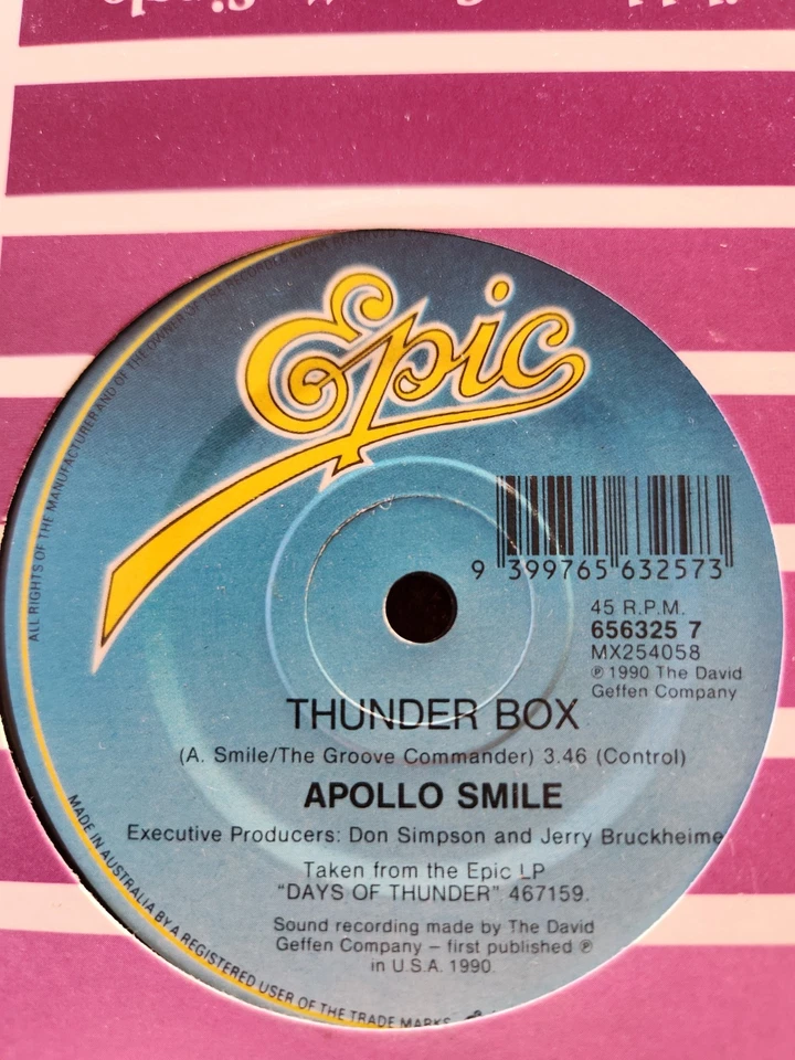 Maria McKee "Show Me Heaven" 1990 EPIC Oz 7" 45rpm - Image 2 of 2