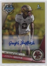 2023 Bowman U Chrome Prospect Yellow Refractor 69/75 Joseph Griffin Auto 1j2z