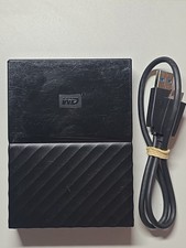 My Passport WD 2TB USB WDBYFT0020BBK-0A External Hard Drive  HDD - Read Descript