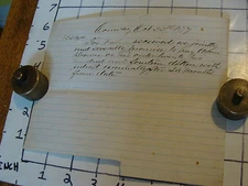 1877 Conway (NH i assume) promise to pay, $ 2214.00 to Adous Brown