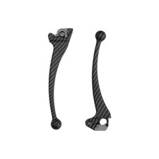 Coppia Leve Freno Frizione Vespa PX Arcobaleno FRENO A DISCO Carbonio Opaco Look