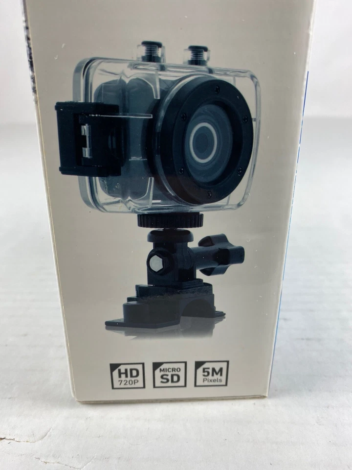 SHARPER IMAGE HD ACTION CAMERA BUNDLED WATERPROOF CASE SVC355 New Open Box. (B2) - Image 4 of 4