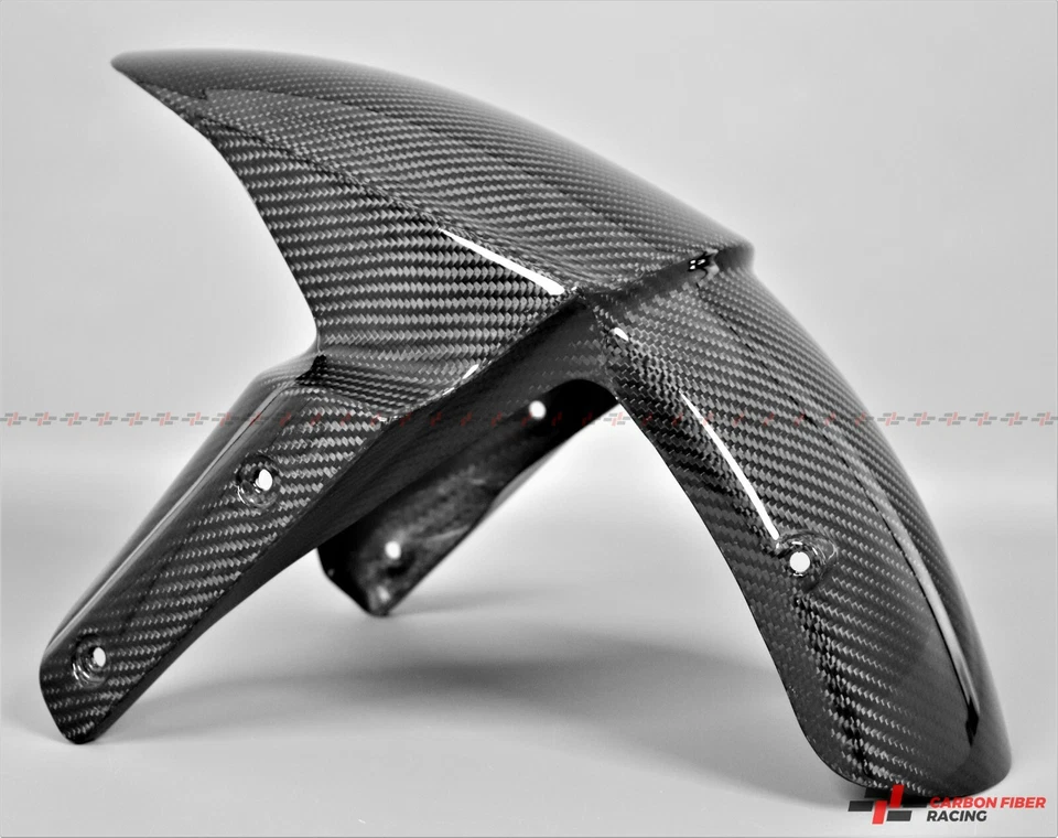Guardabarros delantero Kawasaki Ninja ZX-6R 2009-2012, ZX636 - 100 % fibra de carbono Foto 2 de 3