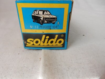 Miniature Solido Gam 2 – Peugeot 104 Auto École – Collection