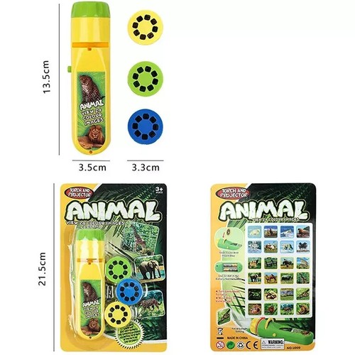 Torch Night Projector Light Educational Toy For 2-10 Year Old Kids Boy Girl Gift - Picture 4 of 21