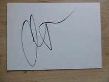 Aaron Taylor-Johnson "Avengers" autograph signed 10x15 cm index card