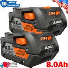 Pack 8.0Ah For RIDGID 18V Battery R840087 R840083 R840085 R840084 Rigid Tool