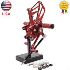 For Suzuki GSXR1000 2000-2004 Motorcycle Rearset Footrest Footpegs CNC Pedals