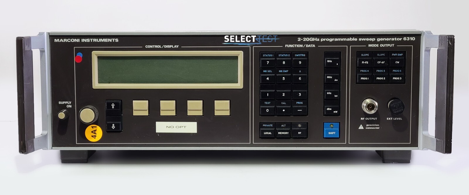 MARCONI 6310 PROGRAMMABLE SWEEP (SIGNAL) GENERATOR 220 GHz **LOOK