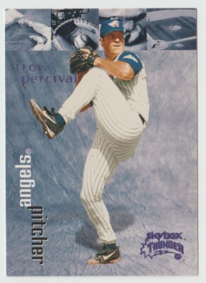1999 SkyBox Thunder Rant #181 Troy Percival - Anaheim Angels