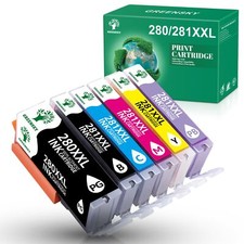 6 PK Ink Cartridges for Canon PGI-280XXL CLI-281XXL PIXMA TS8120 TR8520 TS6120