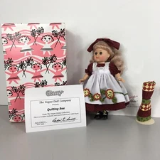 Vogue 8" Collectible Doll Ginny Quilting Bee VTG 2005 #5HP317 Includes Stand Box
