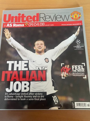 Manchester United Home Football Programmes 2007/2008 #69 - select from dropdown - Picture 51 of 54