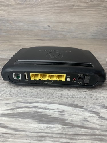 Motorola model 2247 N8 PC MAC DSL modem USB ethernet internet wireless WPS - Picture 5 of 7