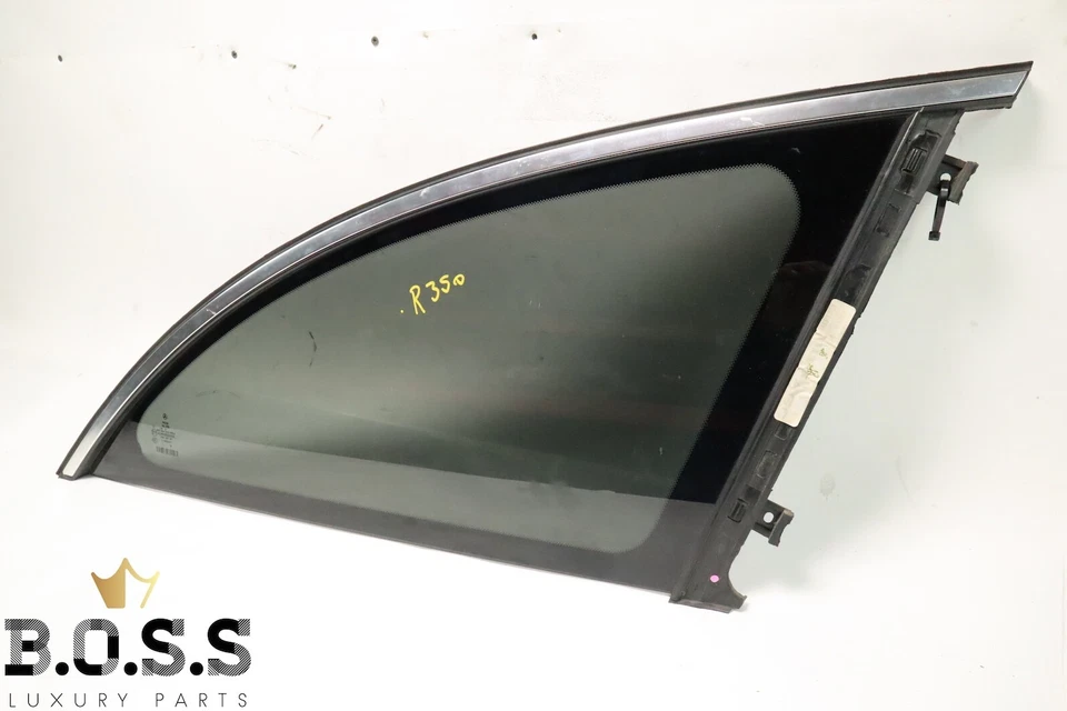 06-13 Mercedes-Benz R350 R500 R320 paso trasero cuarto derecho ventana vidrio OEM Foto 2 de 4